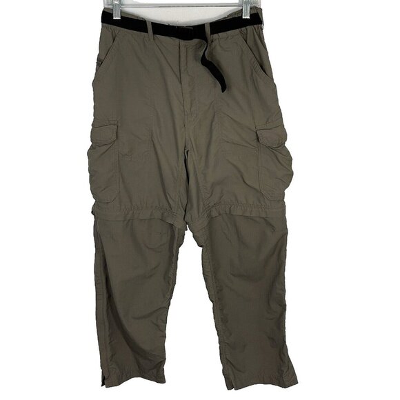 REI Convertible Cargo Hiking Pants Zip Off Legs Mens M - 30 x 29 Outdoors Summer - Picture 1 of 16
